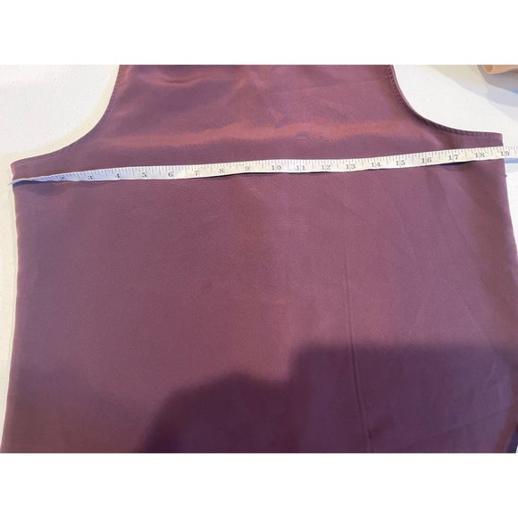 Gap Womens Shift Mini Dress Round Neck Back Zip Sleeveless Purple Size Medium - Picture 4 of 7